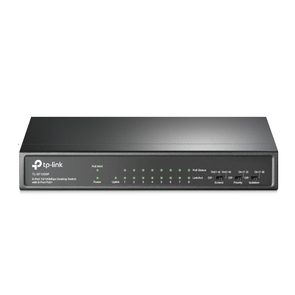 TP-Link (TL-SF1009P) Switch de bureau 9 ports 10/100 Mbps