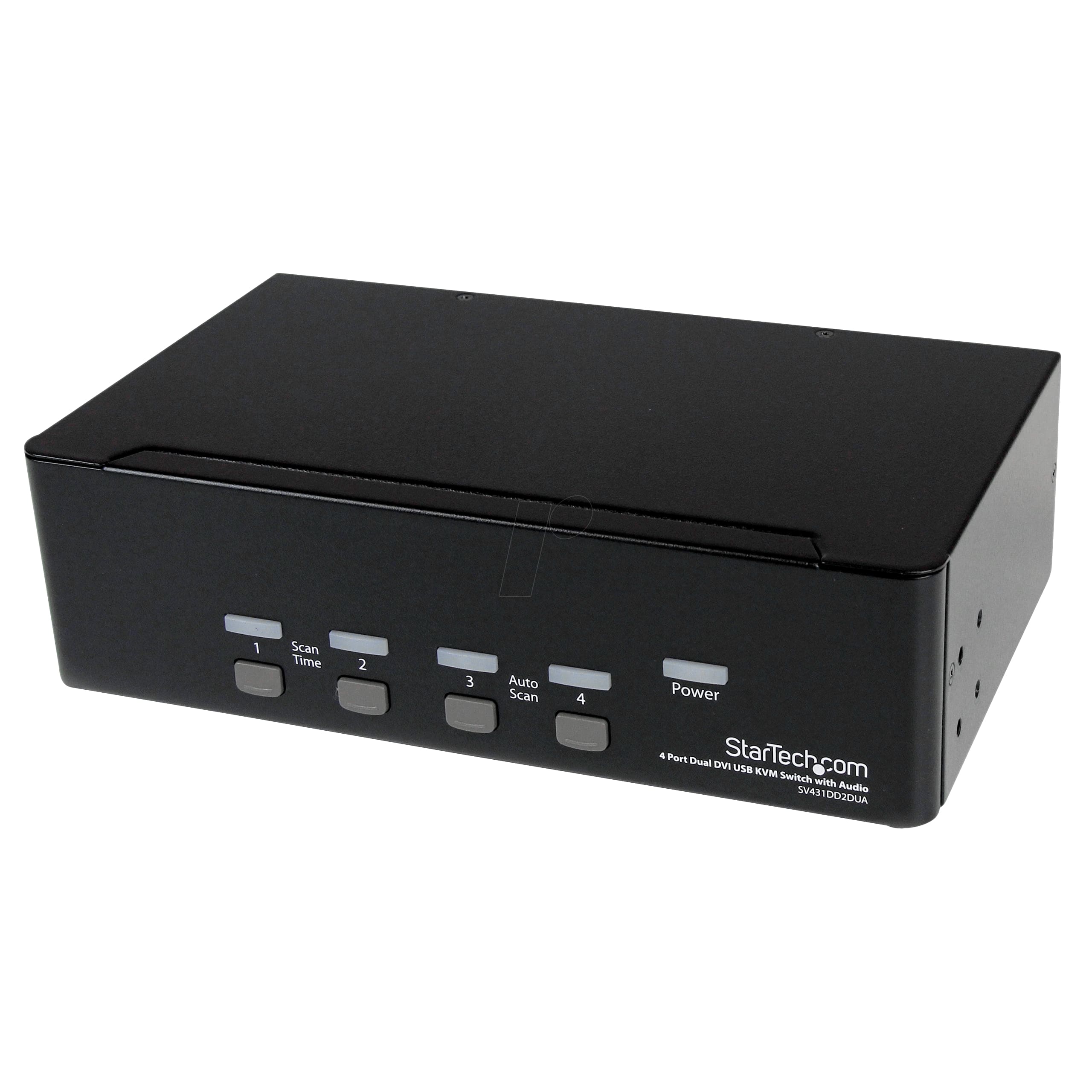 StarTech.com - Commutateur KVM USB 4 ports Dual DVI, avec audio et concentrateur USB 2.0