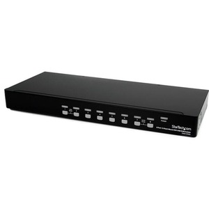 StarTech.com 8 Port 1U Rackmount DVI USB KVM Switch - 8 Port - 1U