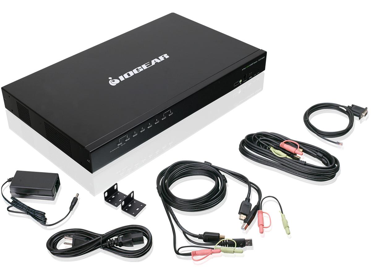 IOGEAR 8-Port USB HDMI KVM Switch with AudioIOGEAR 8-Port USB HDMI KVM