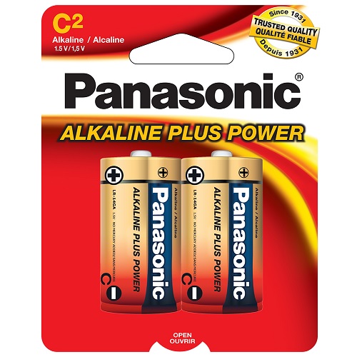 PANASONIC C pile alcaline, paquet de 2