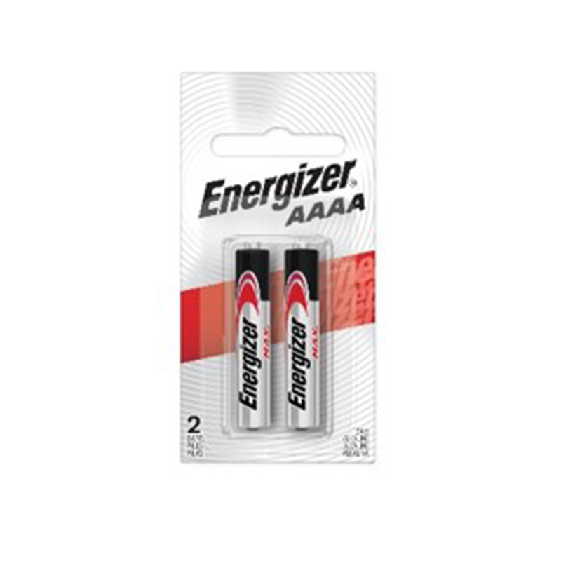Paquet de 2 piles alcalines ENERGIZER AAAA 1,5 V (E96BP2)