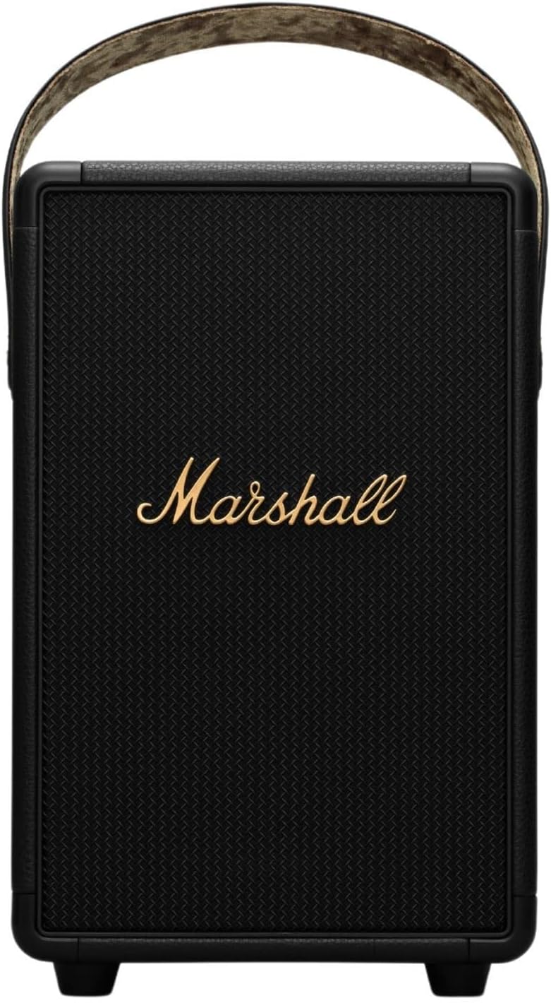 MARSHALL Tufton Portable Speaker, Black & Brass