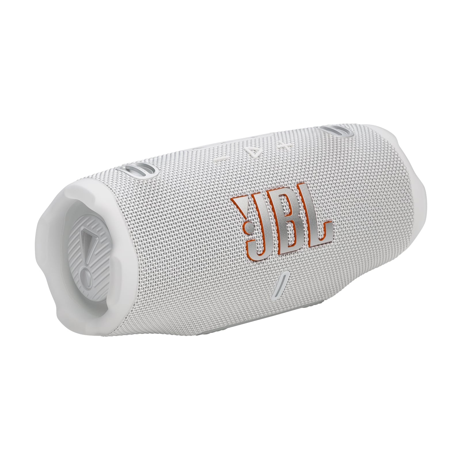 JBL Charge 6 Portable Speaker with removable strap, White