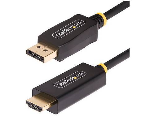 StarTech.com Câble adaptateur DisplayPort vers HDMI de 2 m, 4K 60 Hz avec HDR, DP vers HDMI 2.0b, convertisseur vidéo actif,...