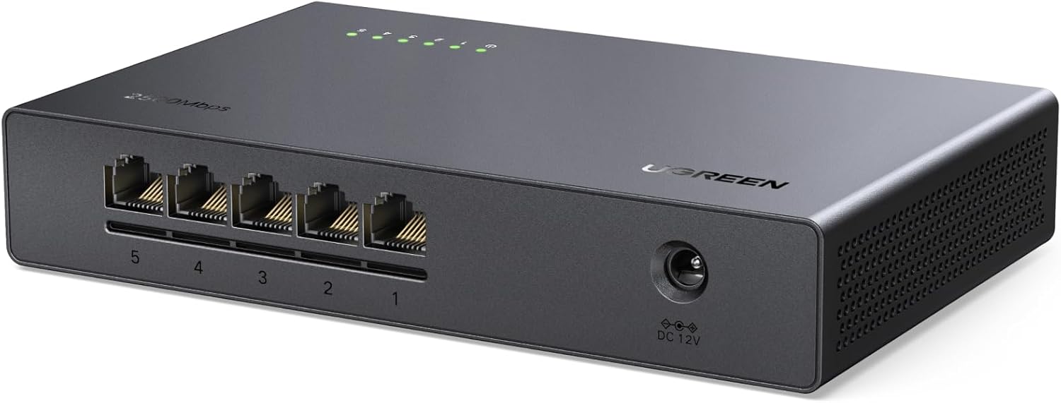 Commutateur Ethernet non administrable UGREEN CM953 à 5 ports 2,5G
