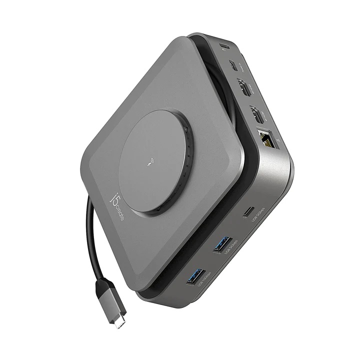 j5create 12-in-1 USB-C Dock Dual 4K HDMI(Open Box)