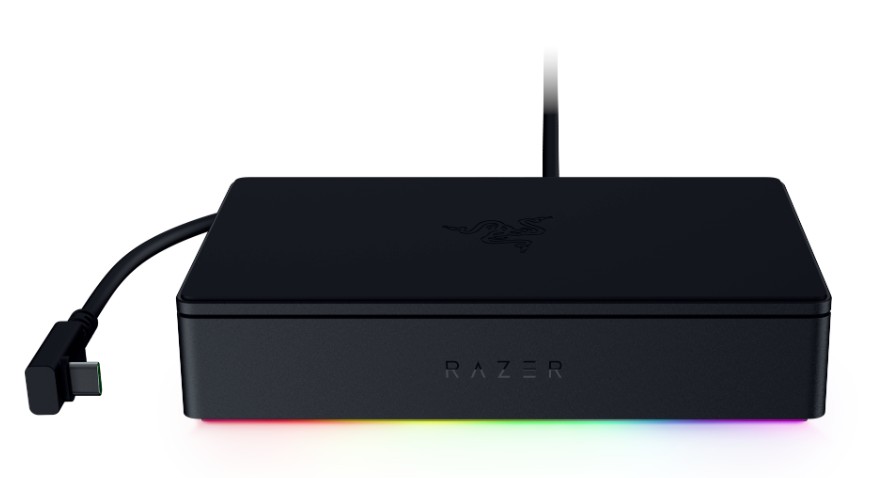 Razer Handheld Dock Chroma 100W Power Delivery for Mobile Gaming