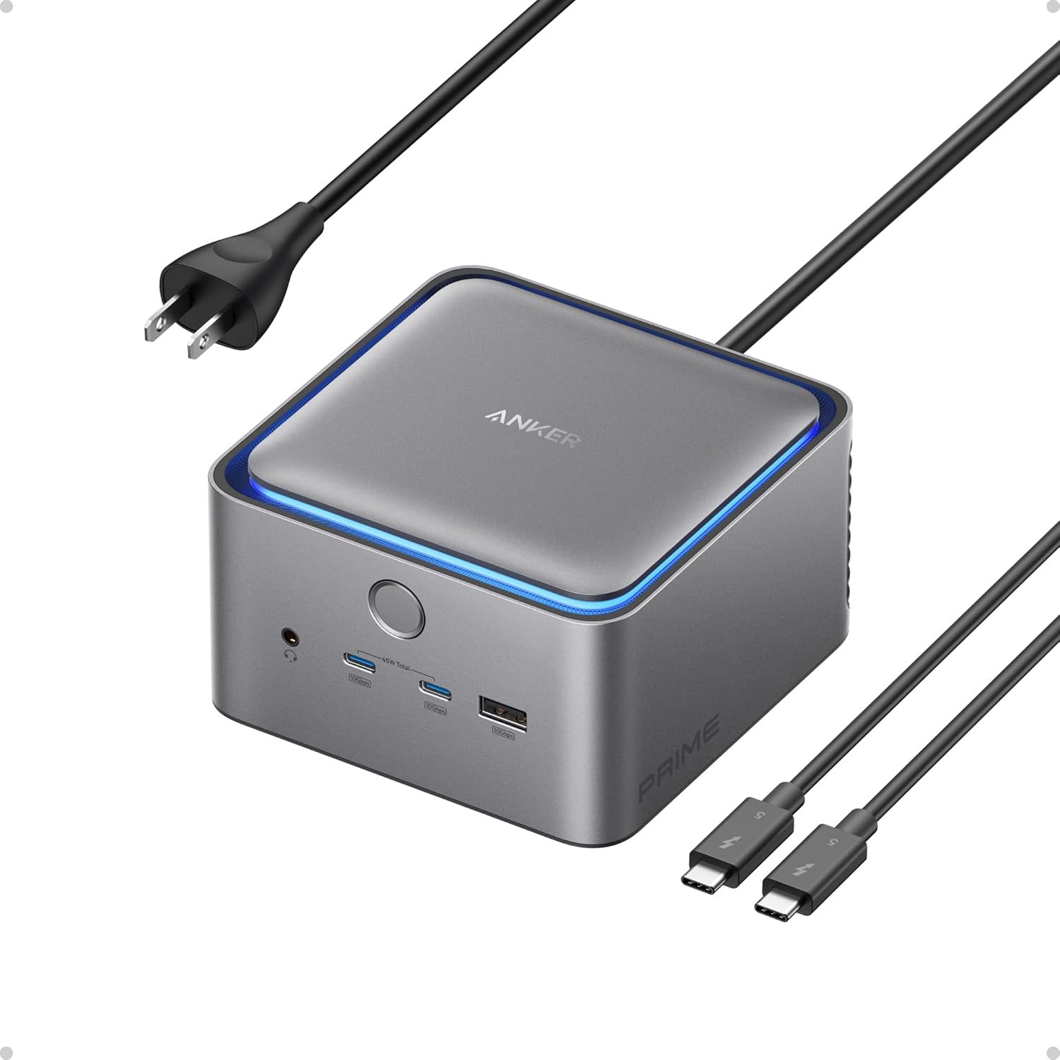 Anker Prime TB5 Docking Station, 14-in-1 Thunderbolt 5 Dock A83B5A1