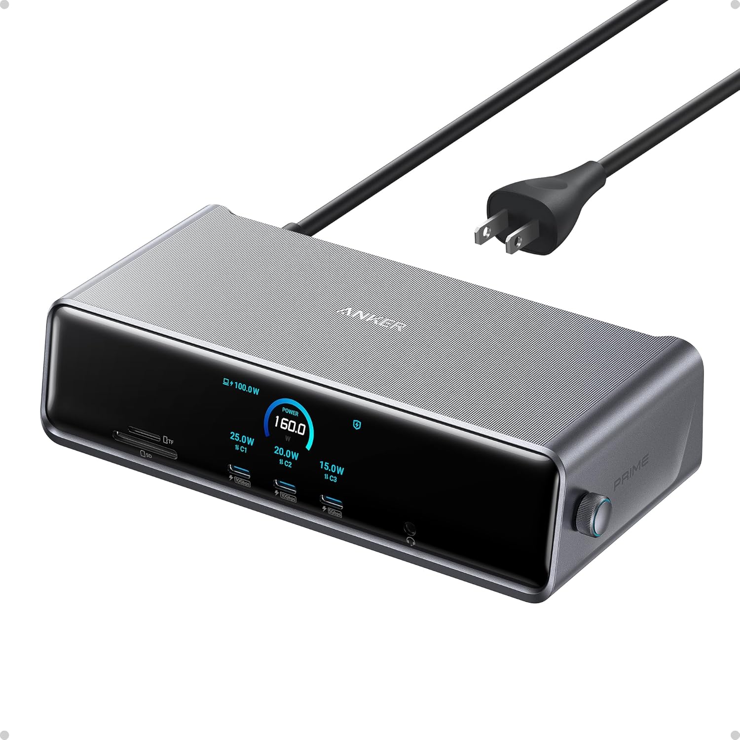 Anker Prime Docking Station (DL7400), 14-Port A83B31A1 Triple Display
