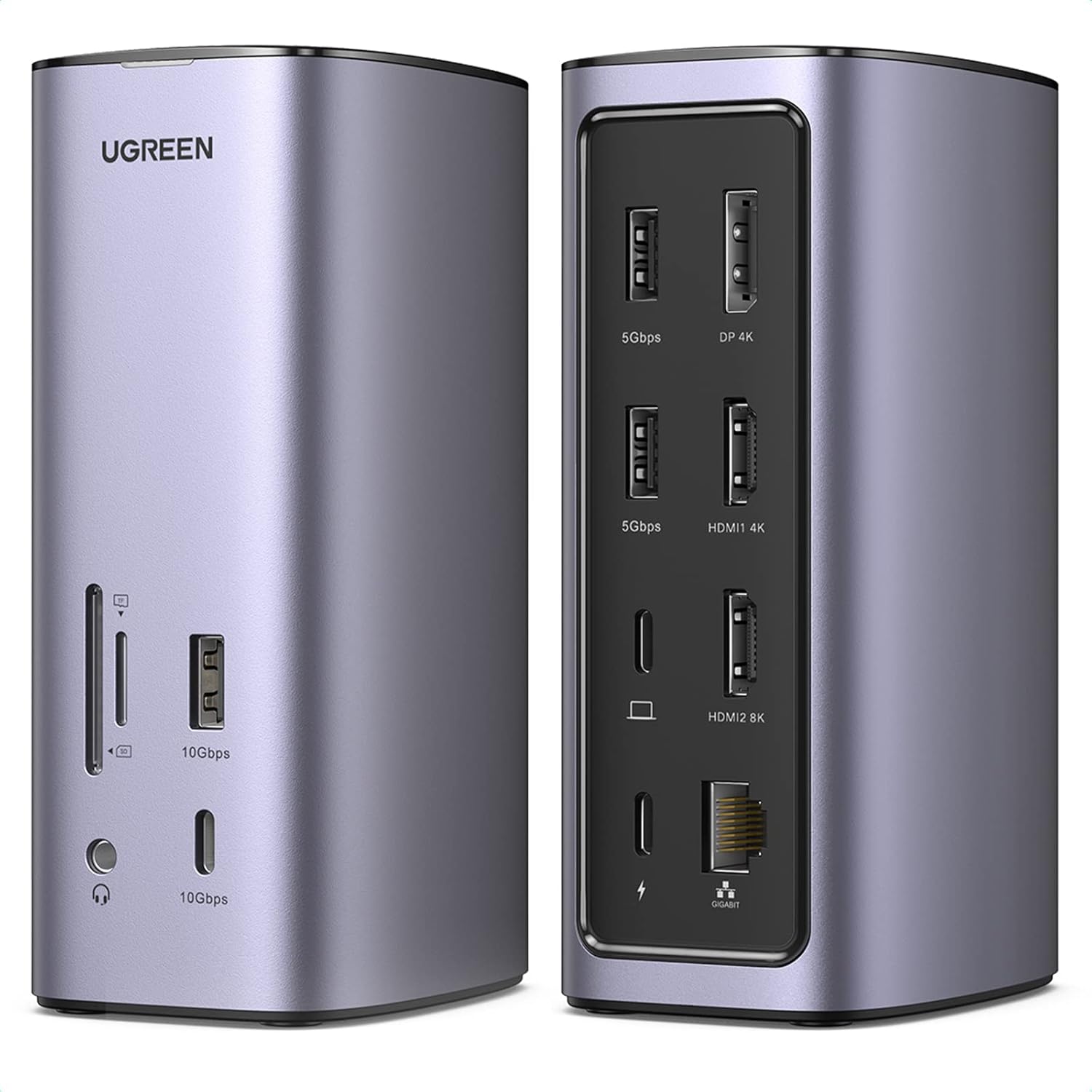 UGREEN USB C Docking Station,12-in-1 Dock Triple Display Monitor