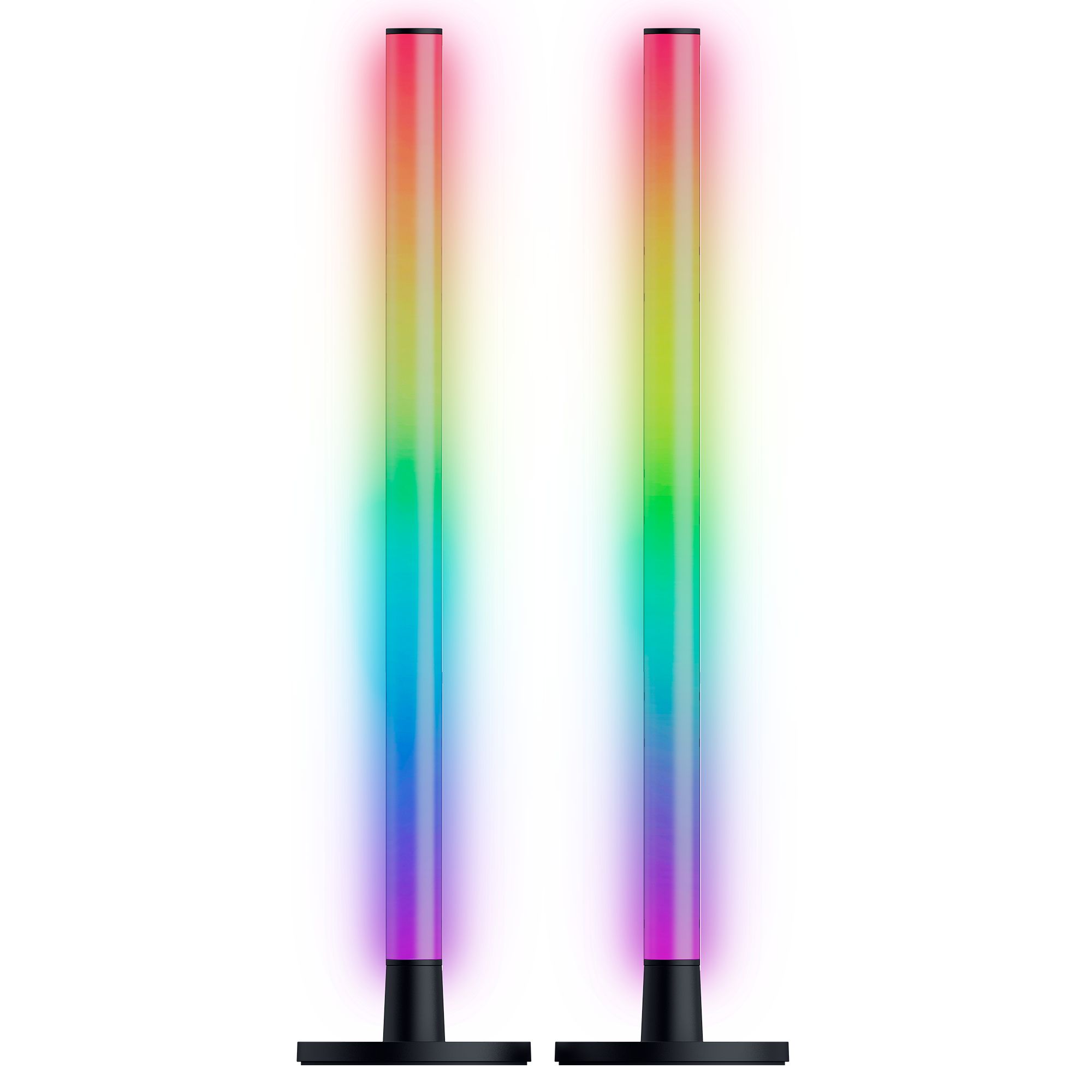 Razer - Aether Standing Light RGB LED Light Bars - Black