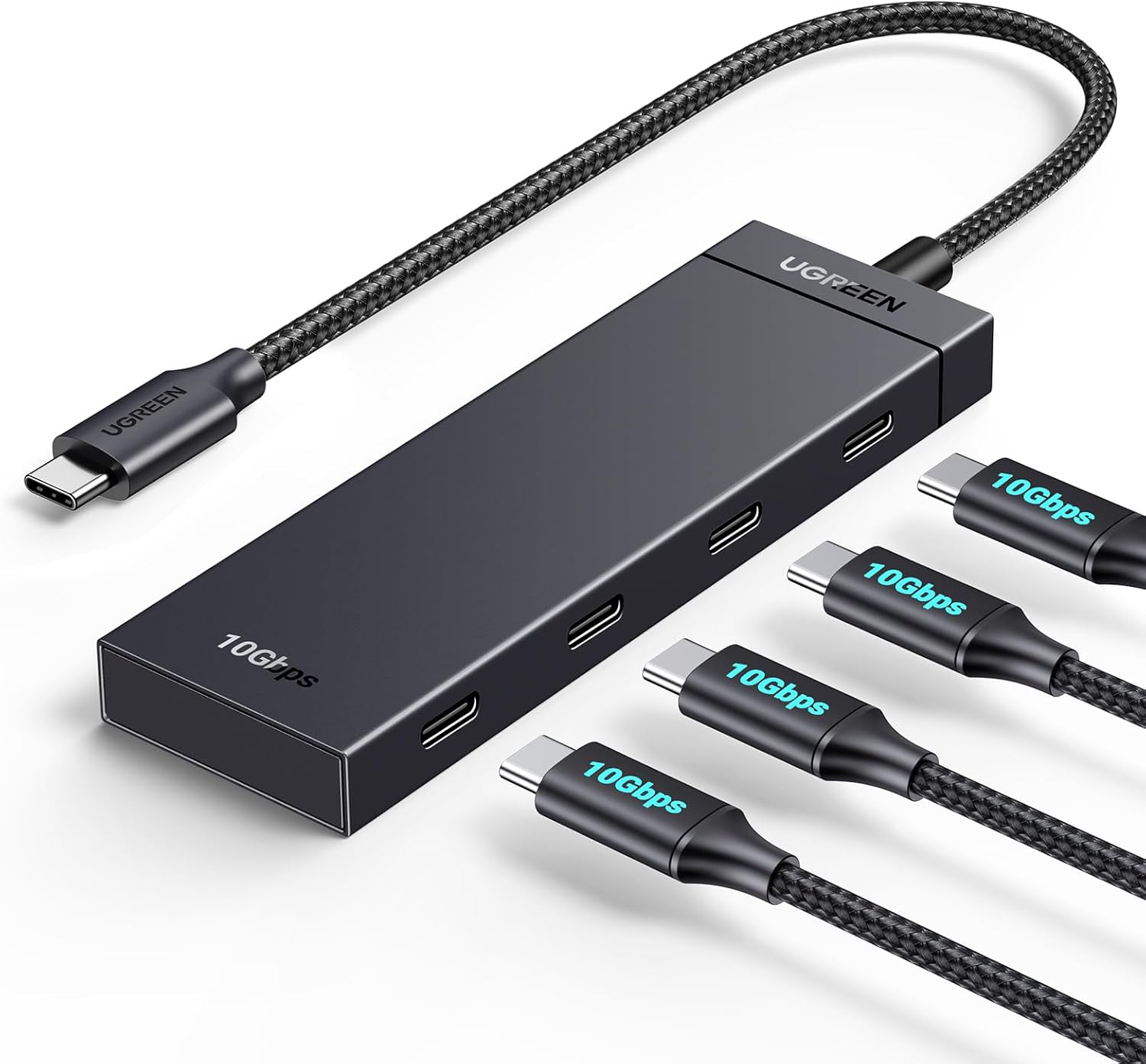 UGREEN USB C Hub, 10Gbps 4 in 1 USB 3.2 Adapter