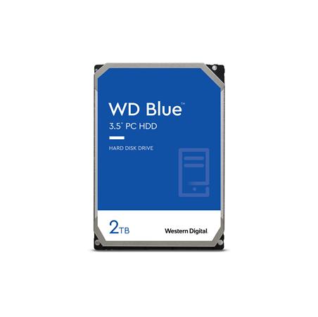 WD Blue 2TB Desktop Hard Disk Drive - 7200 RPM SATA 6Gb/s 256MB