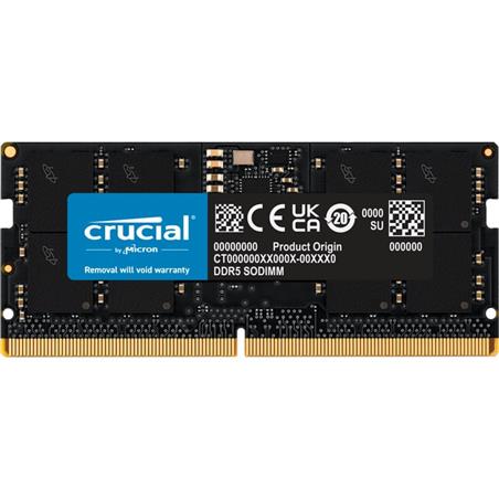 Crucial - 16GB (1x16GB) DDR5 5600MHz CL46 1.1V SODIMM - Canada