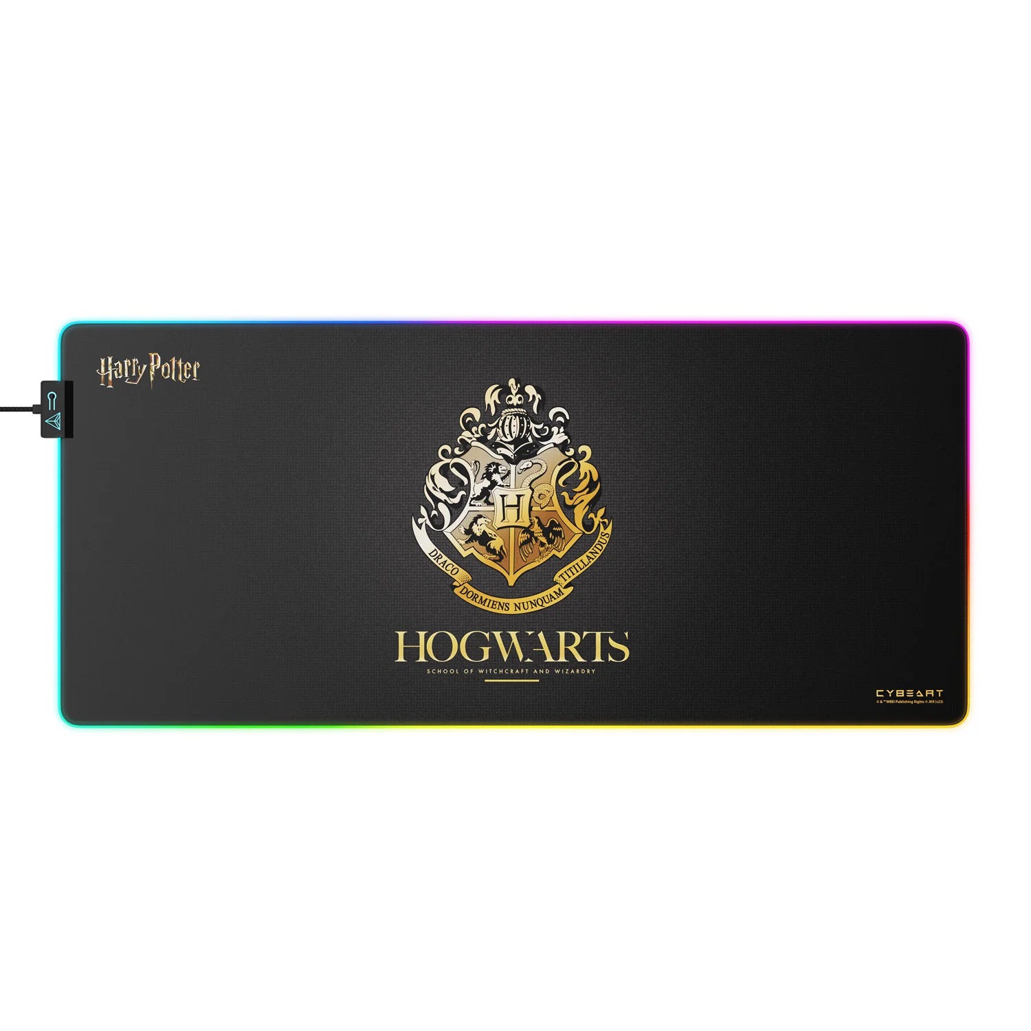 CYBEART Hogwarts RGB Gaming Desk Mat (XXL - 900x400x4mm)