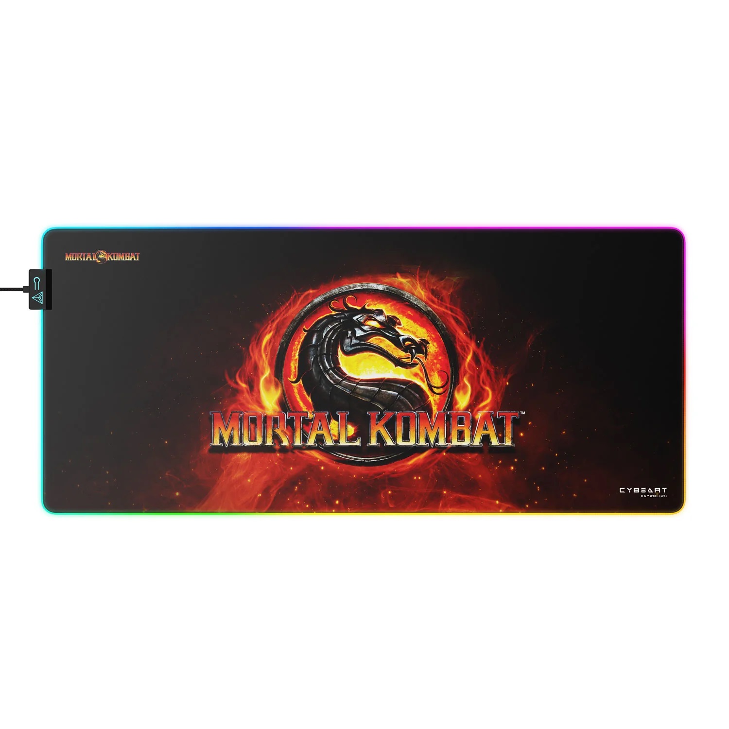 CYBEART Mortal Kombat RGB Gaming Desk Mat (XXL - 900x400x4mm)