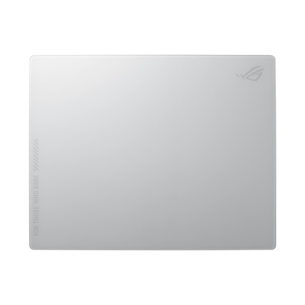 ASUS ROG Moonstone Ace L Glass Gaming Mouse Pad-White