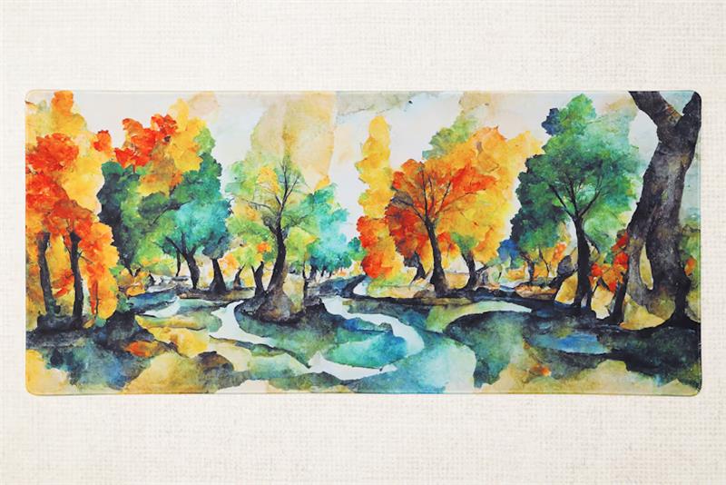DROP Bees.Keys Hundred Acres XL Mouse Pads - Into the Forest