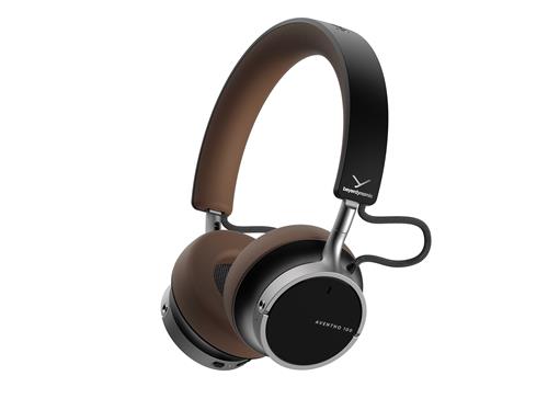 BEYERDYNAMIC Aventho 100 Wireless On-ear Headphones with ANC, Brown