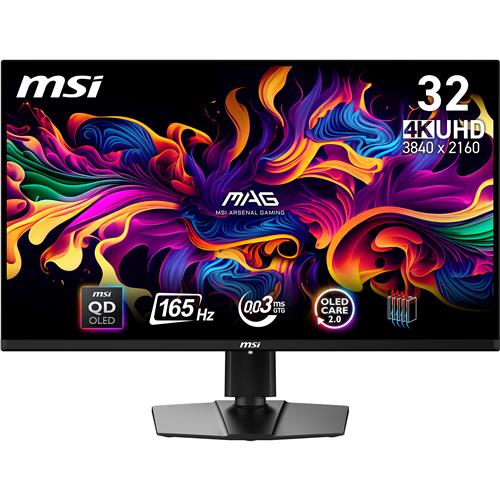 MSI MAG QD-OLED 32" 16:9 UHD, 165Hz 0.03ms Monitor