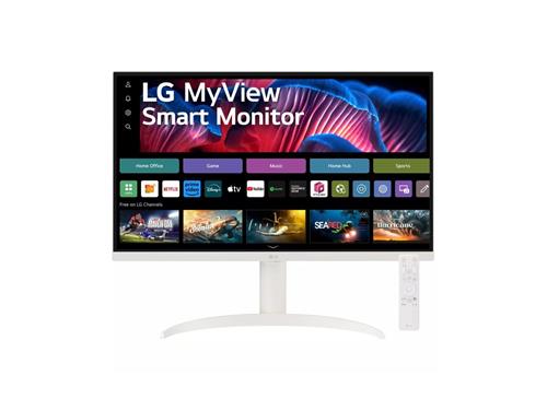 LG Myview Smart Monitor 27In (3840 X 2160) With IPS 16:9 Display, White