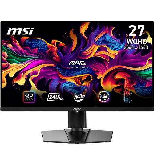 MSI MAG QD-OLED E2 27" 16:9 QHD, 240Hz 0.03ms Monitor