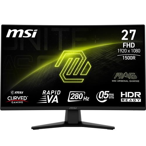 MSI MAG 274CXF27" FHD Curved Rapid VA 280Hz 0.5ms Gaming Monitor