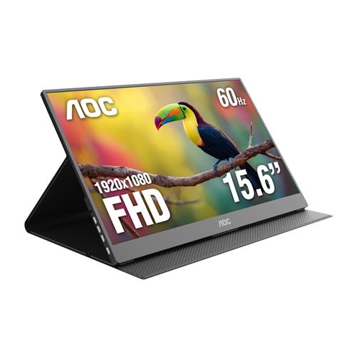 AOC 16T20 15.6" Portable Monitor - Black