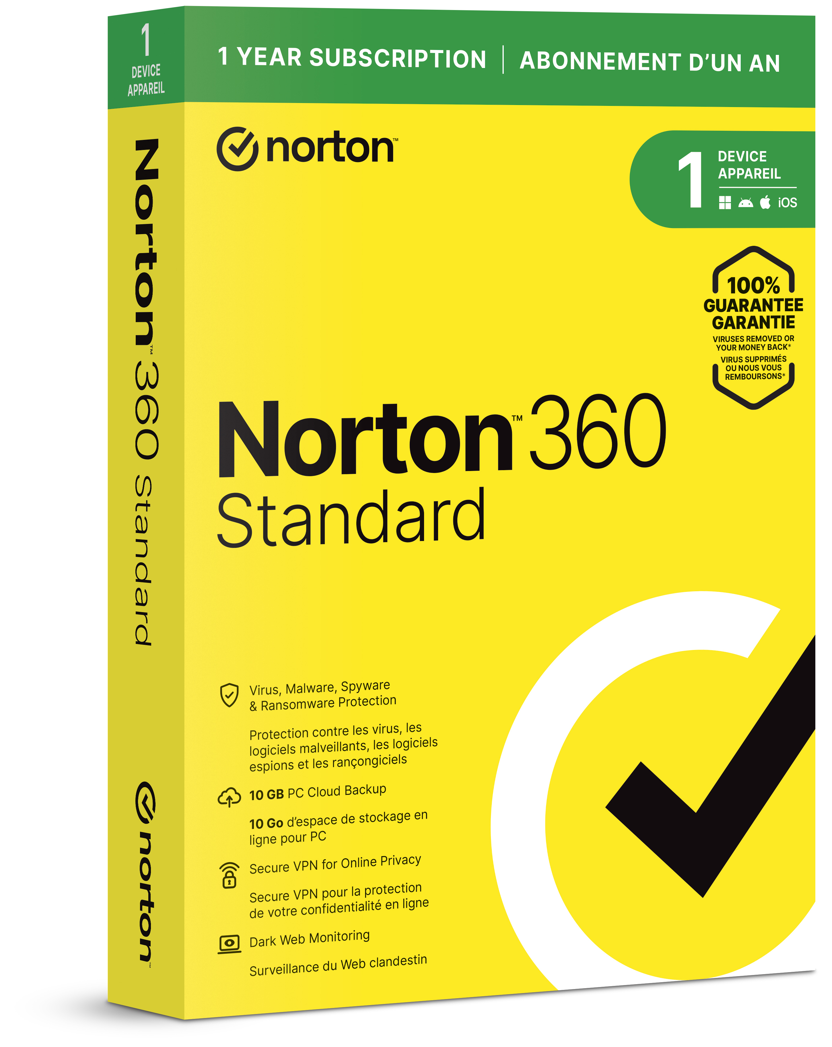NORTON 360 STANDARD 10GB CN 1 USER 1 DEVICE 12MO