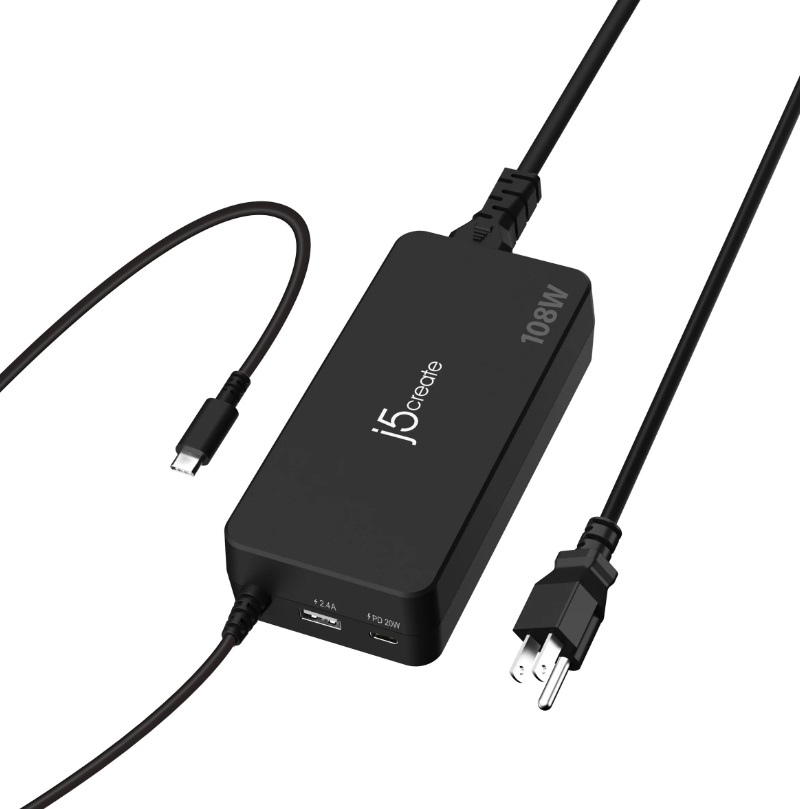 j5create Charger 108W Universal USB C PD Super Charger