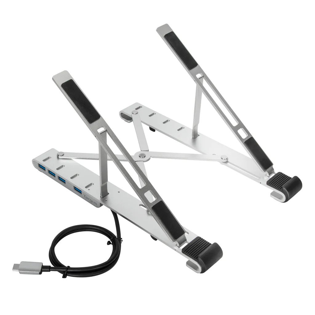 Support pour ordinateur portable Targus USB-C avec concentrateur USB-C intégré