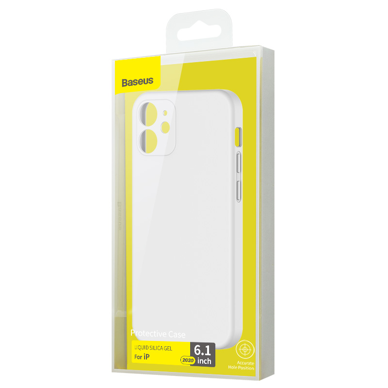 Baseus Liquid Silica Gel Protective Case For iP 12 Pro 6.1inch 2020 Wh