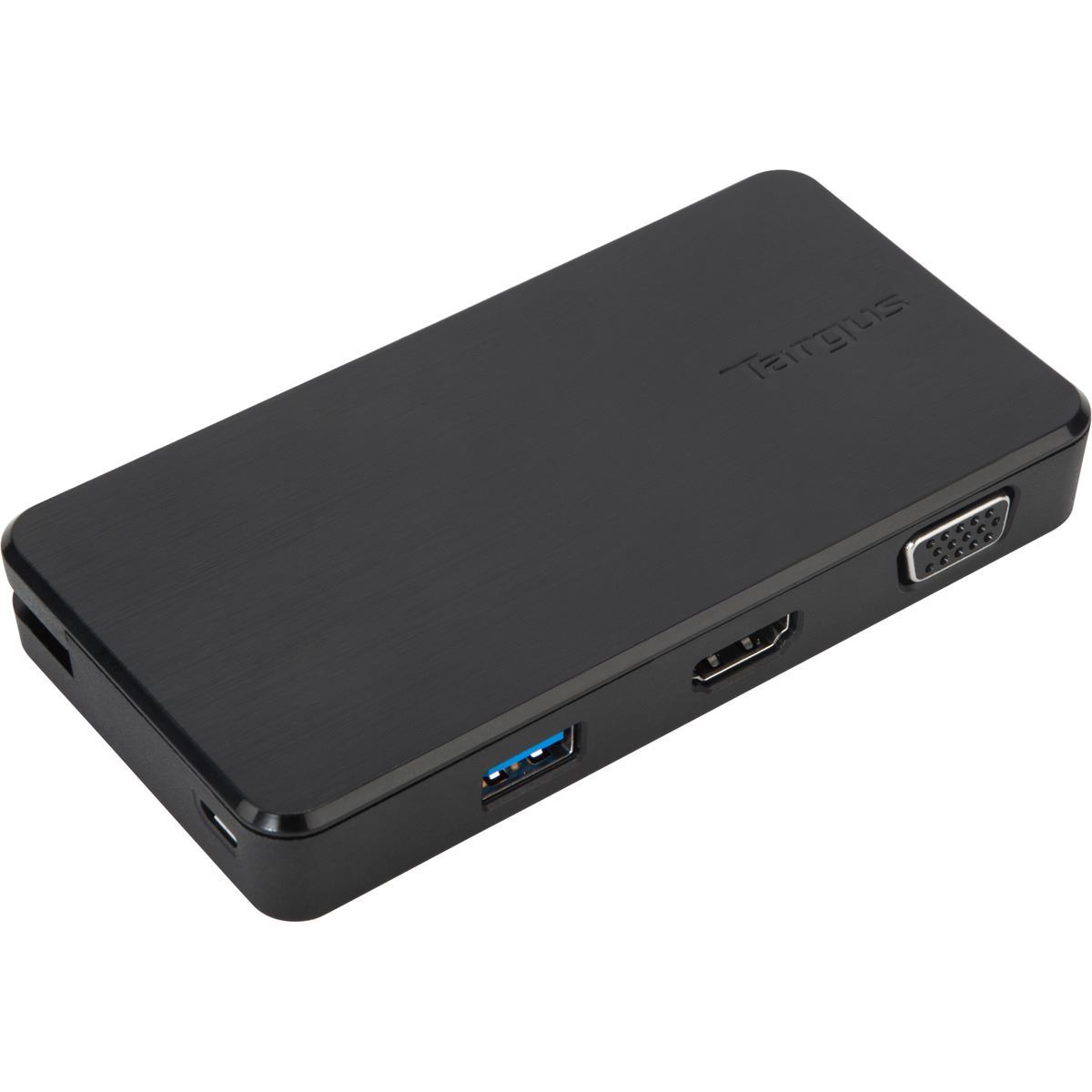 Station d^accueil de voyage Targus USB 3.0 et USB-C Double Vidéo 1K-2K (DSU100BT)(Open Box)