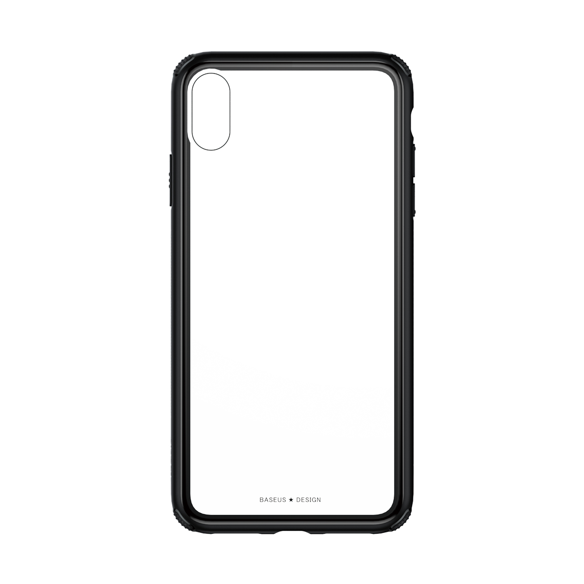 Baseus See-Through Glass Protective Case for iPhone XS Max - Black