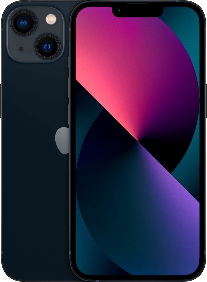 APPLE iPhone 13 128 Go, Noir, Renouvelée(Grade A), débloqué