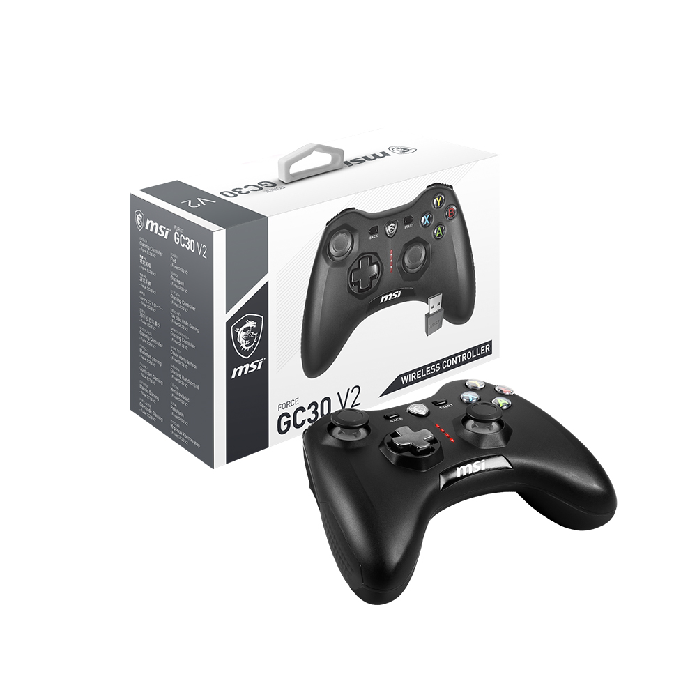 MSI Force GC30 V2 Gaming Wireless Controller - Black