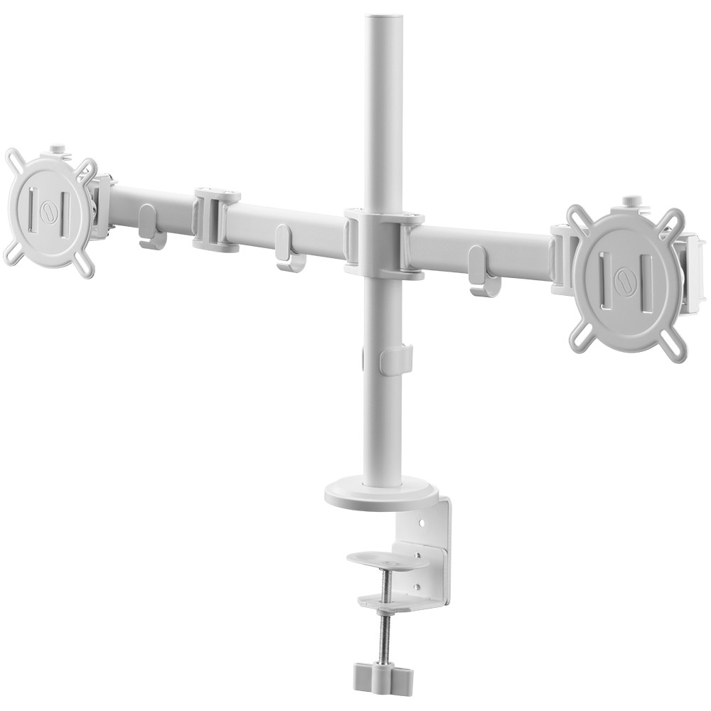 One For All Universal Dual Monitor Arm (White) DM2210