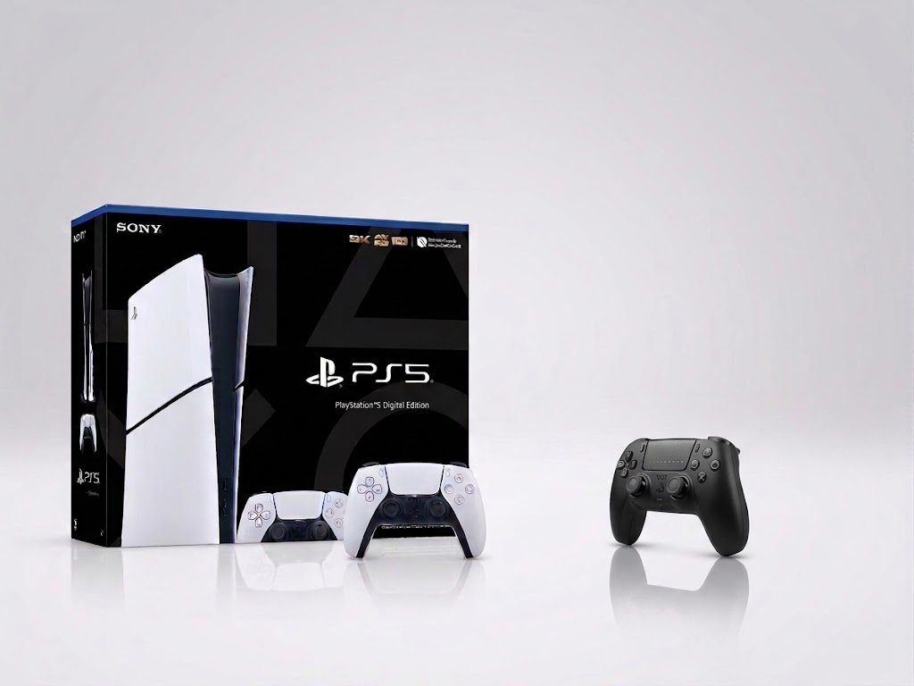 SONY PlayStation®5 Slim Console - Digital Edition + SCUF OMEGA Wireless controller
