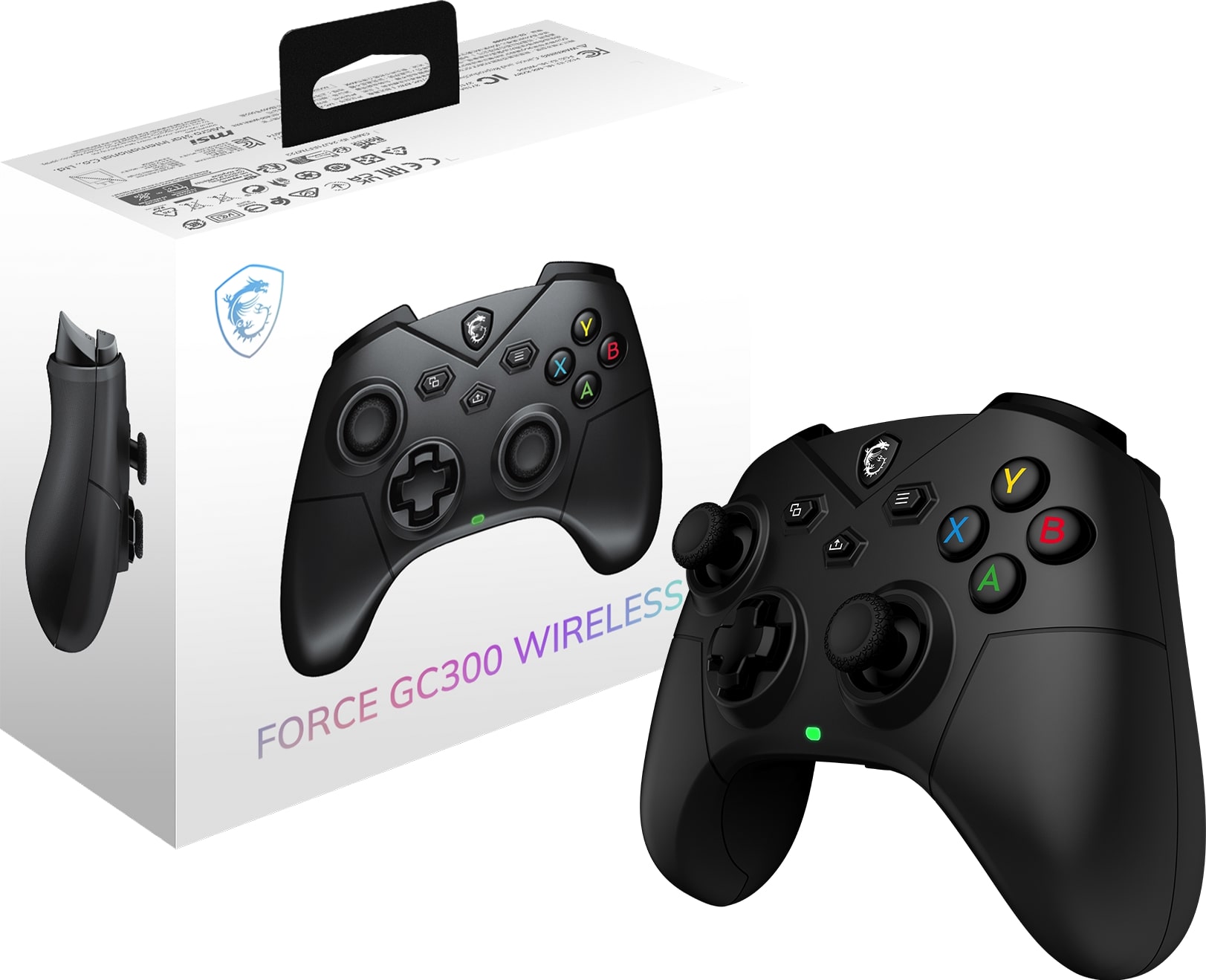 Manette sans fil MSI Force GC300 pour PC et Android - Noir