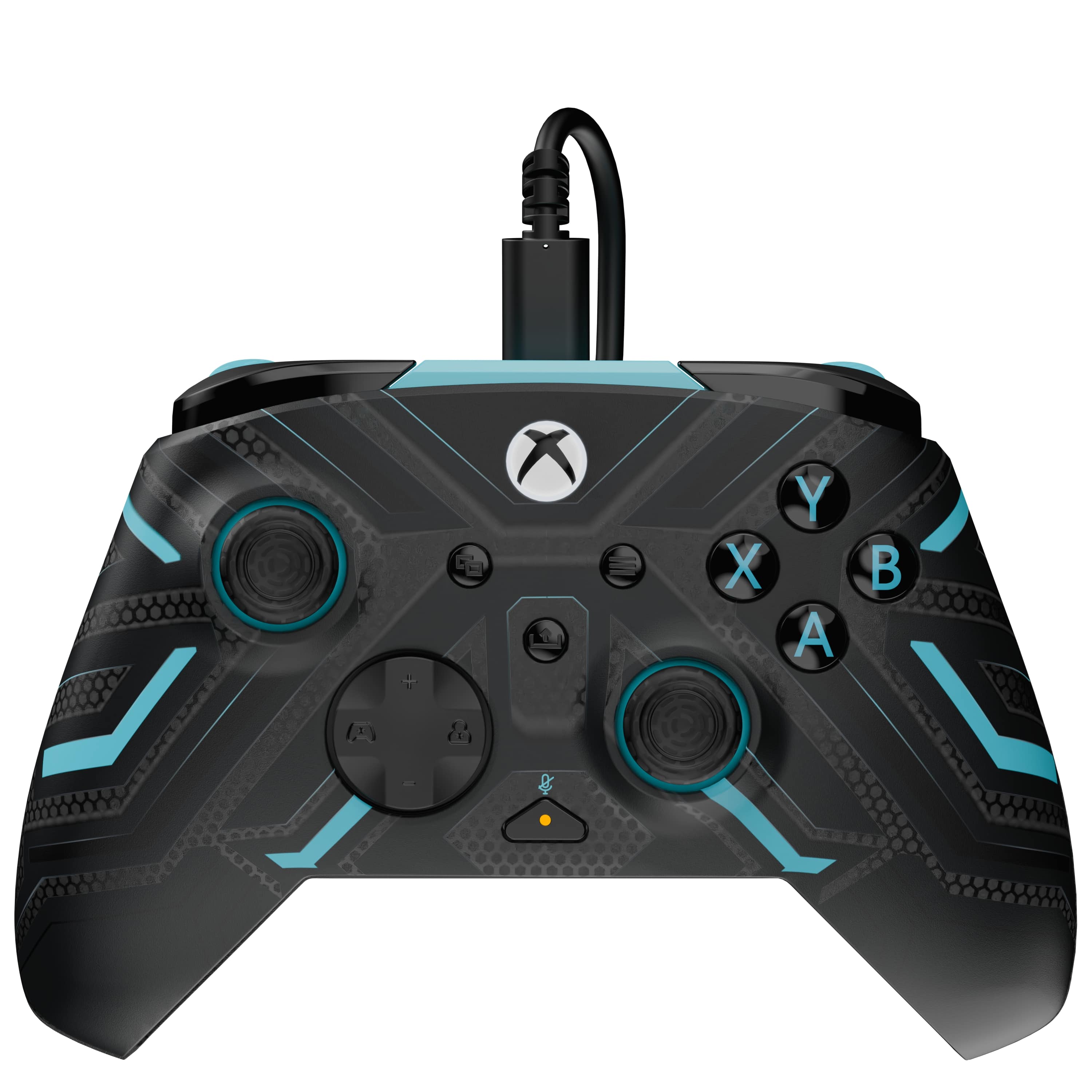 PDP REMATCH GLOW Advanced Wired Controller: Titan Steel / Xbox & PC