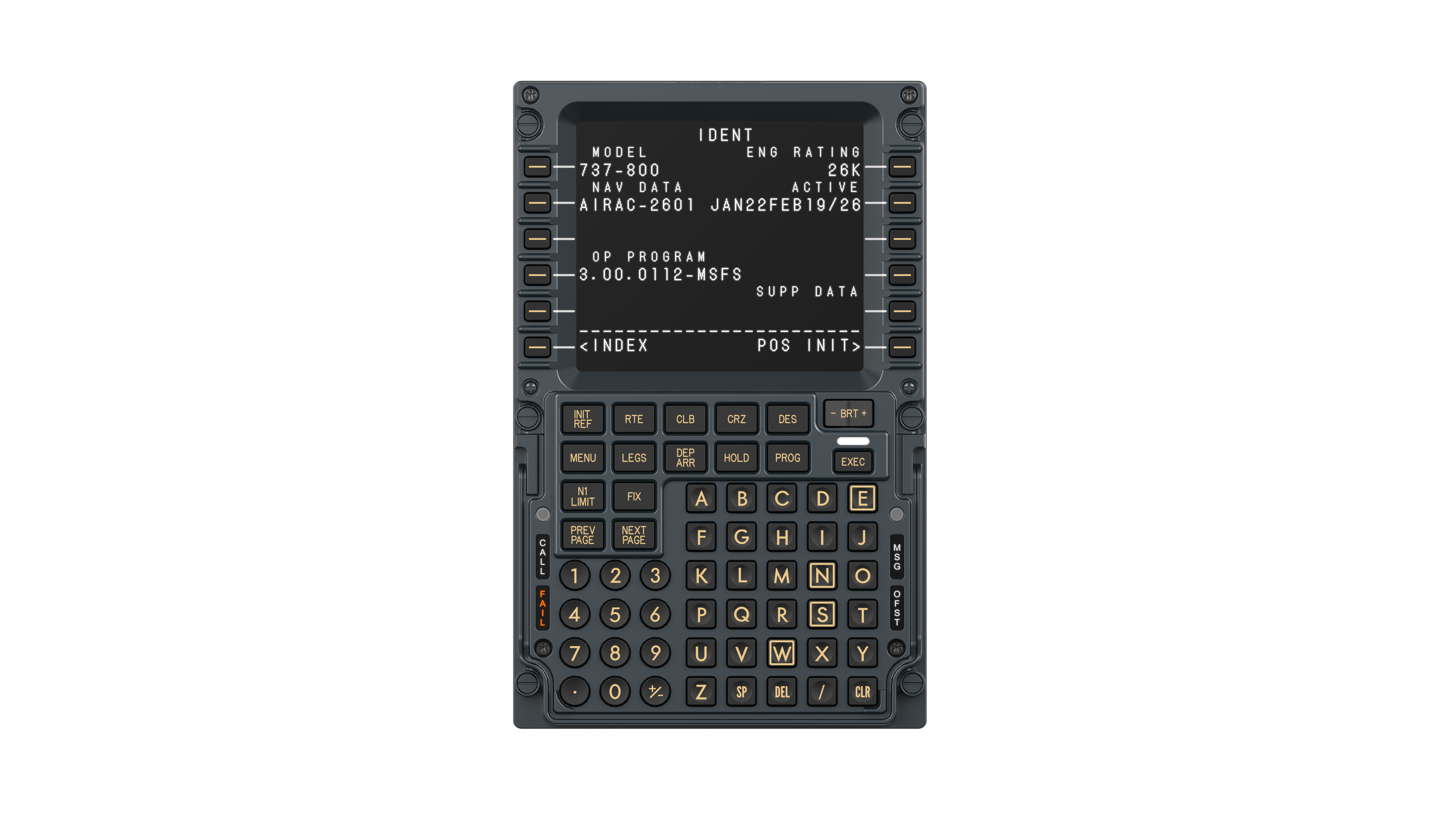 MOZA MB7F Flight Computer Display