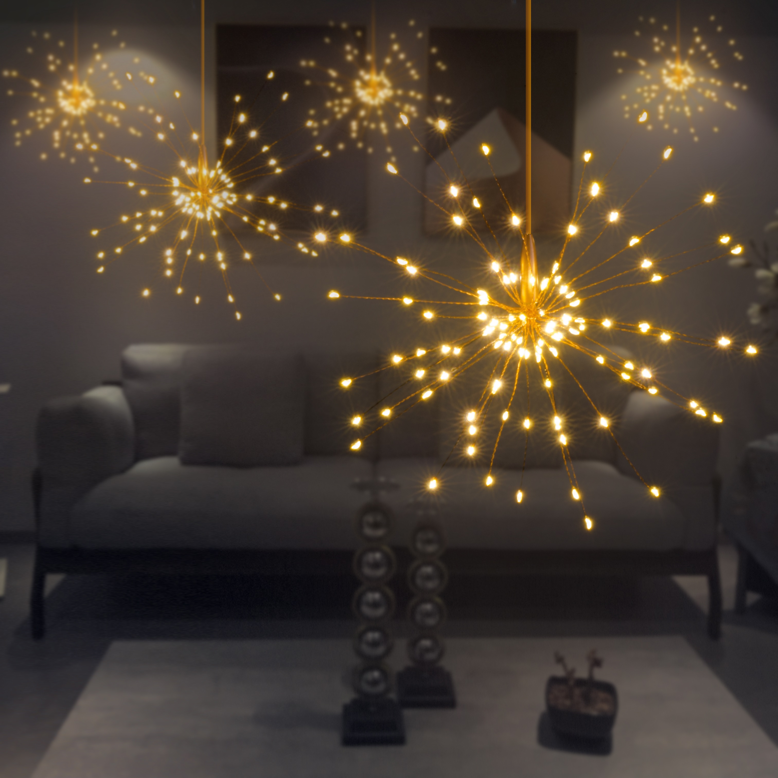 iCAN Indoor Starburst LED String Lights.