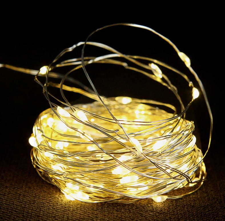 iCAN Indoor LED Light chain 10 Meters Long with 100 Warm White LEDs.