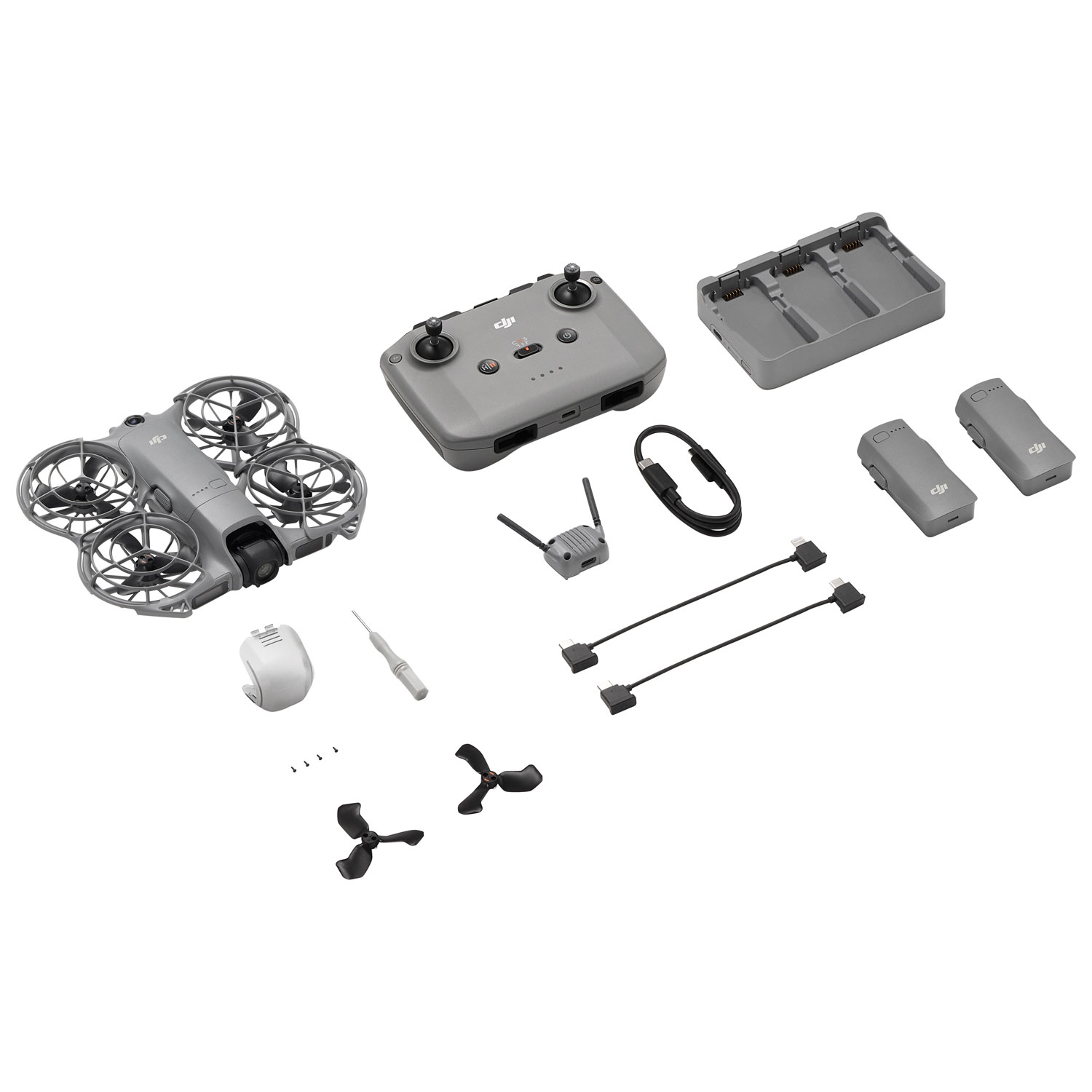 DJI Neo 2 Quadcopter Drone Fly More Combo with Camera and Controller
