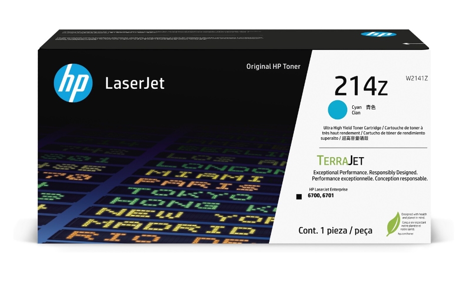 HP 214Z CYN ORIGINAL LASERJET TONER CRTG