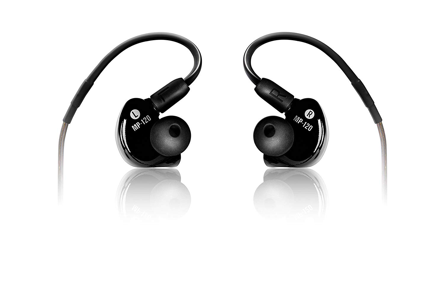 Mackie MP-120 Single Dynamic In-Ear Monitors, Black