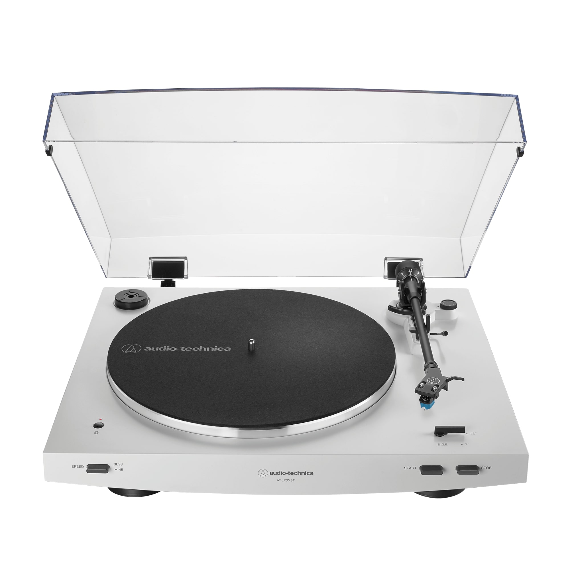 AUDIO TECHNICA AT-LP3XBT Fully Automatic Bluetooth Turntable, White