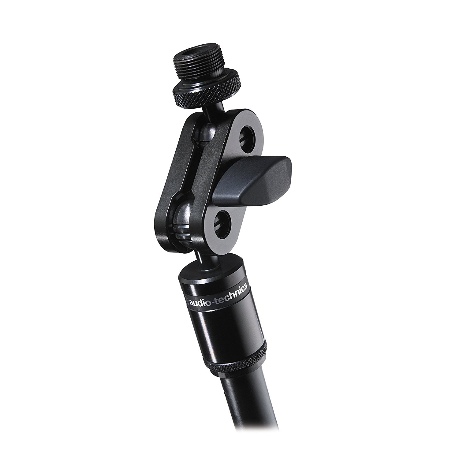 AUDIO TECHNICA AT8459 Swivel-Mount Microphone Clamp Adapter, Black