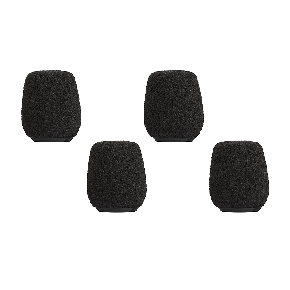 Ensemble de 4 bonnettes en mousse SHURE RK513WS | Pour les micros MX405 et MX410